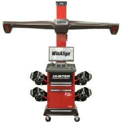 Ratų geometrijos stendas HawkEye Elite LZ su sienine konsole