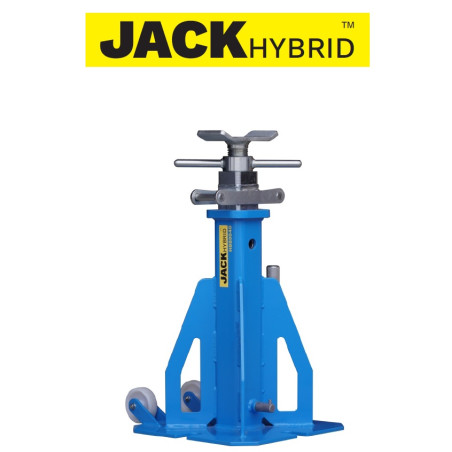 Vertikali reguliuojamo aukščio atrama sunkvežimių rėmų tiesinimui Herkules Jack Hybrid™