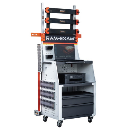Kompiuterinė sunkvežimio rėmo matavimo sistema Herkules RAM-EXAM Hybrid™