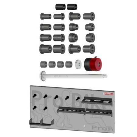 Motociklų ratų balansavimo komplekto išplėtimas Haweka ProBike II