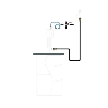 Tepalo pompos montavimo komplektas 99604, 20kg statinėms