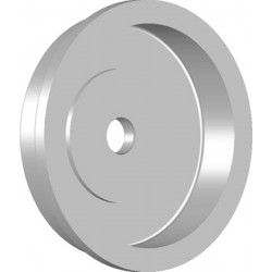 Aliuminio tarpinė (174 mm) Haweka-Lengvųjų ratams