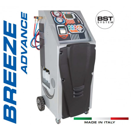 Automatinė universali stotelė Breeze Advance EVO Printer A/C sistemų su R134a šaldikliu aptarnavimui (integruota duomenų bazė)