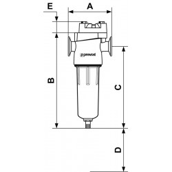 Suspausto oro submikroninis filtras Prevost MFB 204-Suspaustas